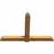 Ekena Millwork Eugene Rough Sawn Timber Gable Bracket, Western Red Cedar, 72"W x 48"H x 4"D x 6"F, 16/12 Pitch GBW072X48X0406EUG00RWR - alternate 2